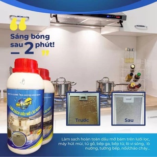 Tẩy rửa smart. làm sạch dầu mỡ lâu ngày