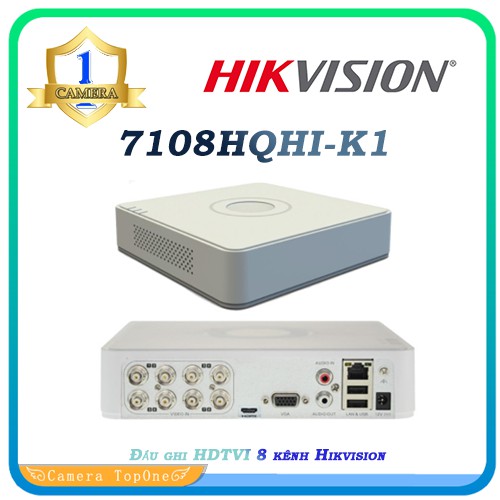Đầu ghi HDTVI 8 kênh Hikvision 7108HQHI-K1 (TURBO HD 4.0)