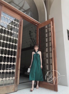 Đầm Maxi Cổ Yếm 3 Màu