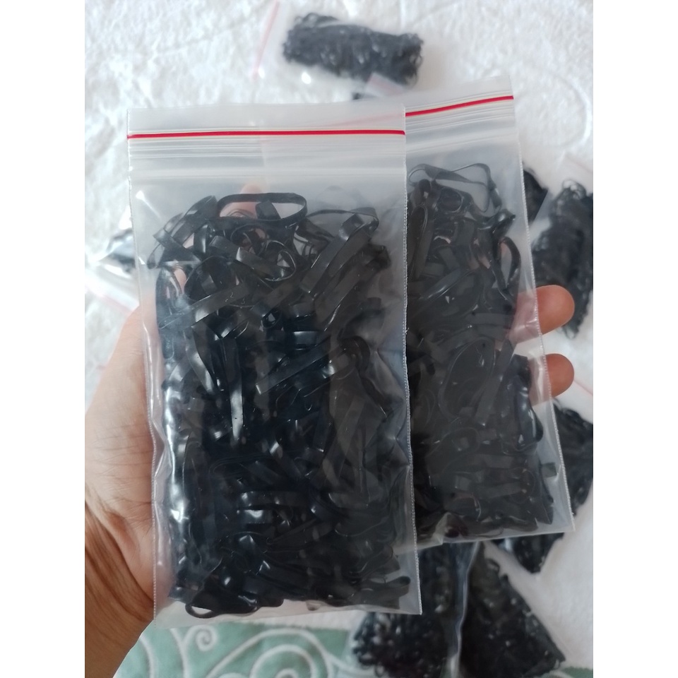 COMBO 2 Gói Chun Buộc Tóc Dai Chắc Màu Đen - Titifa Shop