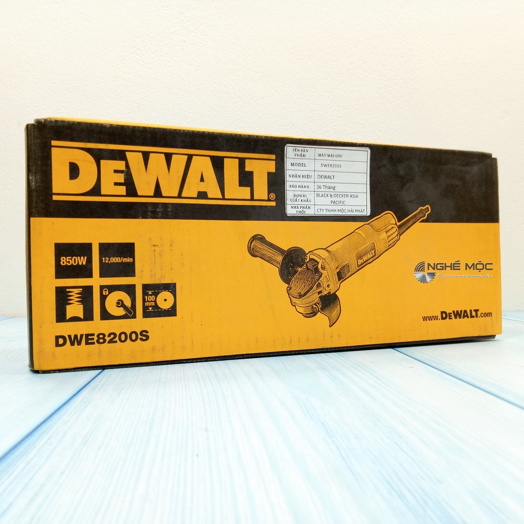 Máy mài Dewalt DWE8200S máy cắt DEWALT 8200s chính hãng đĩa 100mm 850W - nghề mộc