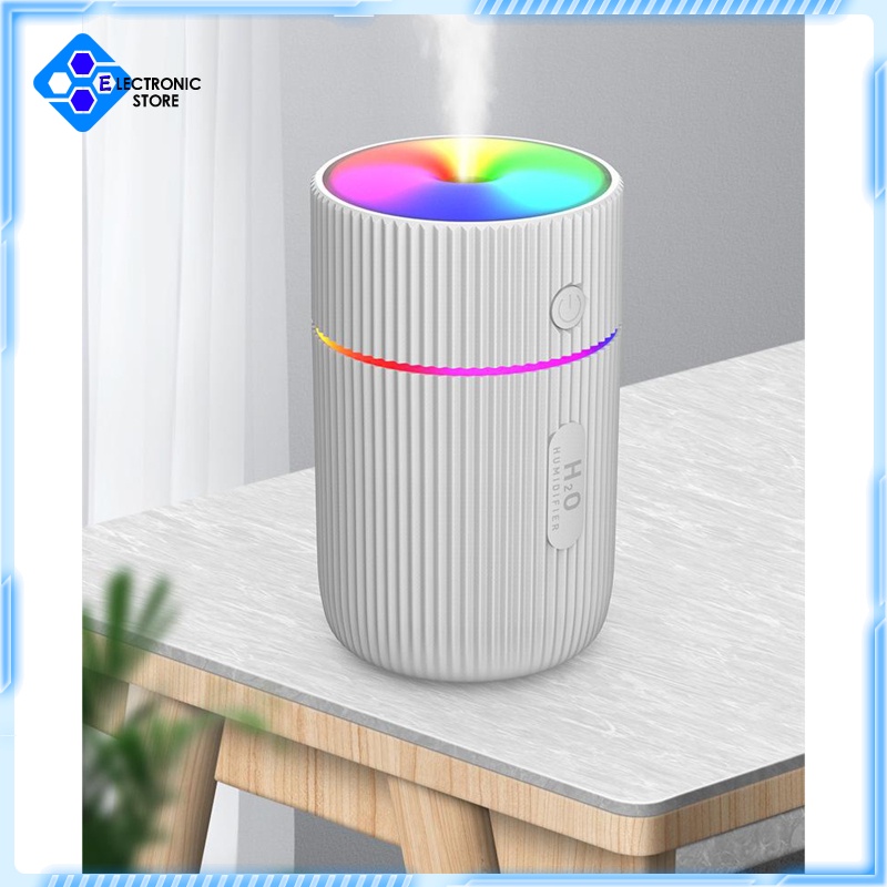 [Electronic store]220ml Mini Mute Air Diffuser Mist Purifier Aroma Air Humidifier White