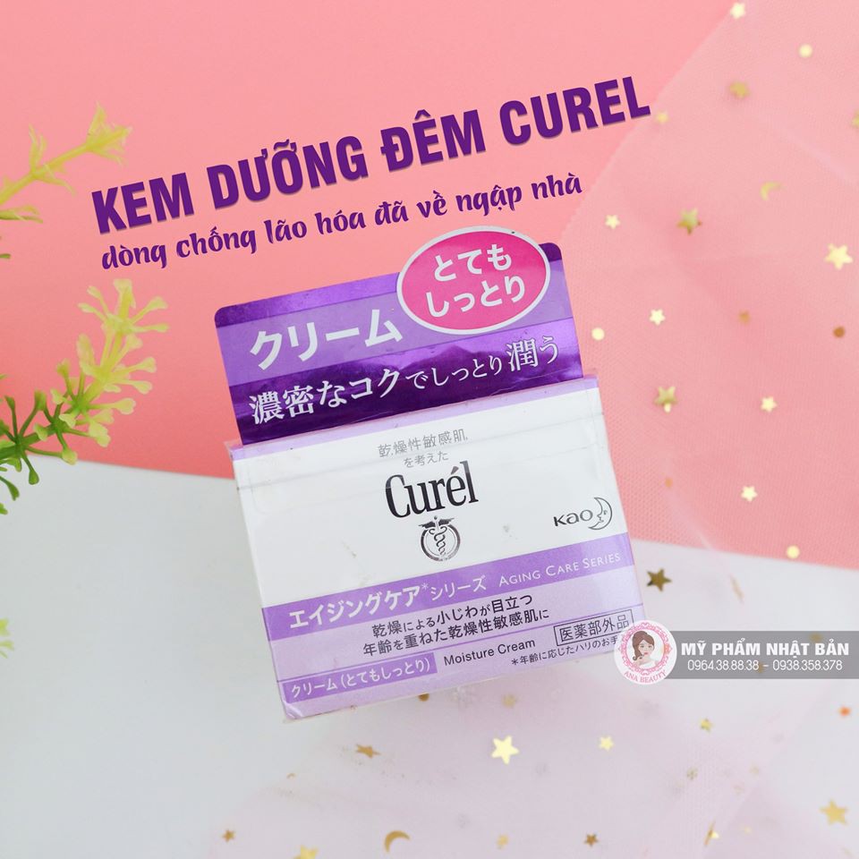 KEM DƯỠNG DA CUREL TÍM NGĂN NGỪA LÃO HÓA