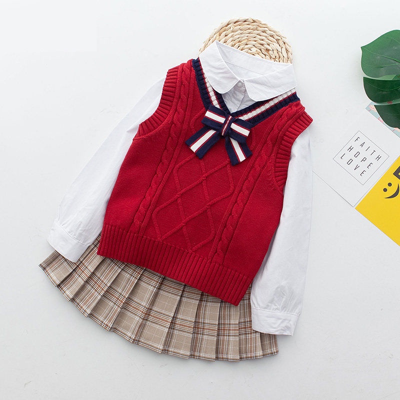 Áo Sweater Dệt Kim Thời Trang Xuân Thu Cho Bé