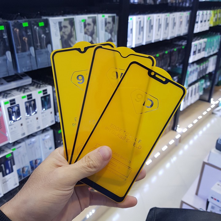 Kính Cường Lực Realme FULL Màn Hình 9D C25/C20/C17/C15/C11/C3/C3i/C2/C1/8 pro/7 pro/x7/7i/5 pro/6 pro/3 pro/5i/6i/5s xịn