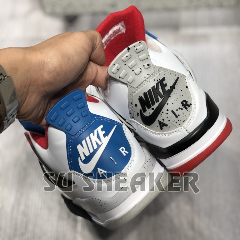 Giày Thể Thao Sneaker Jordan 4 Retro SE What The , JD4 Gót 2 màu SUSNEAKER ( Full Box )