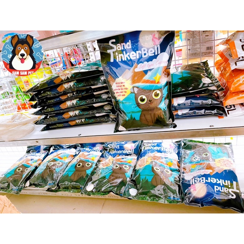 Cát bột mì vệ sinh mèo Tinker Bell(1.6kg)