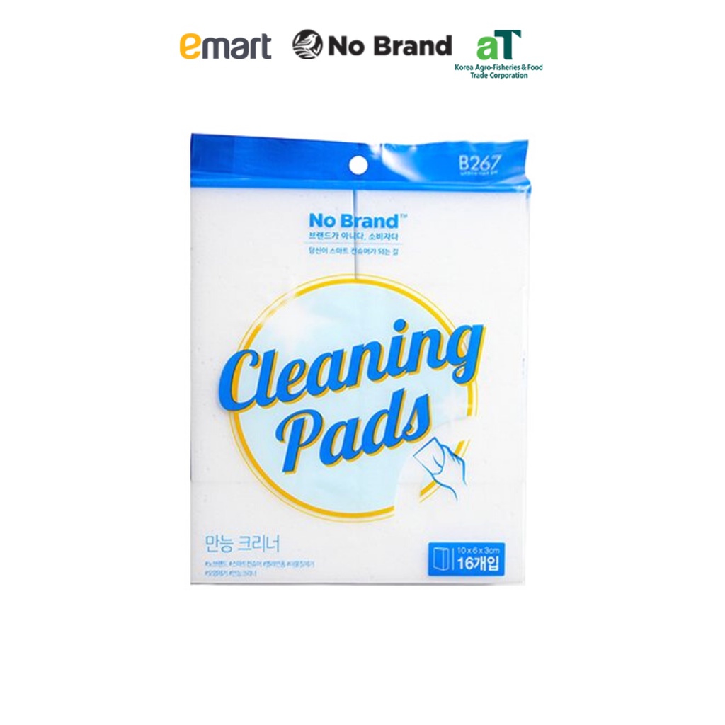 Mút Rửa Chén Đa Năng Cleaning Pads No Brand (16 miếng) - Emart VN
