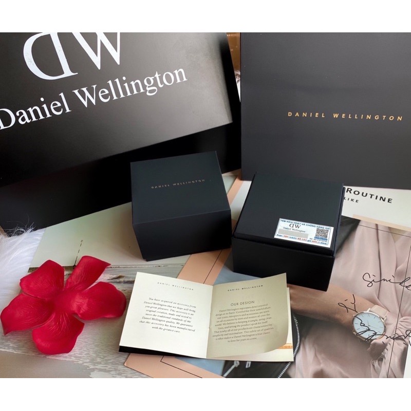 Nhẫn dw danieIweIIington Gold Auth chinh hang 100 % [màu vàng kim]