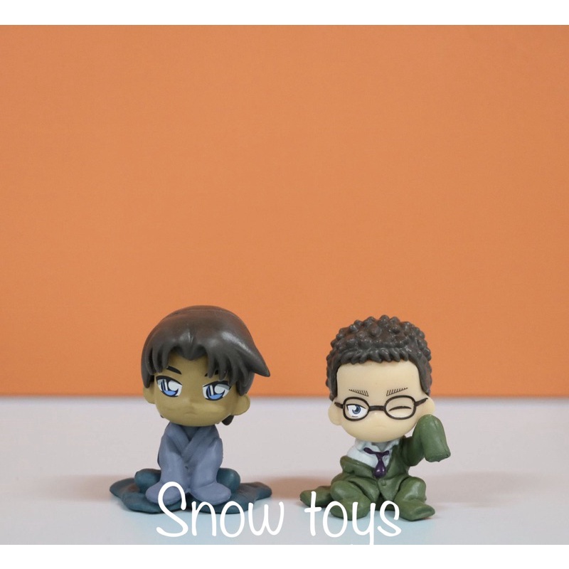 Mô hình Conan - Trọn bộ 6 mô hình nhân vật Conan teo nhỏ Conan Shinichi Haibara Ai Gin Amuro Hattori Heiji