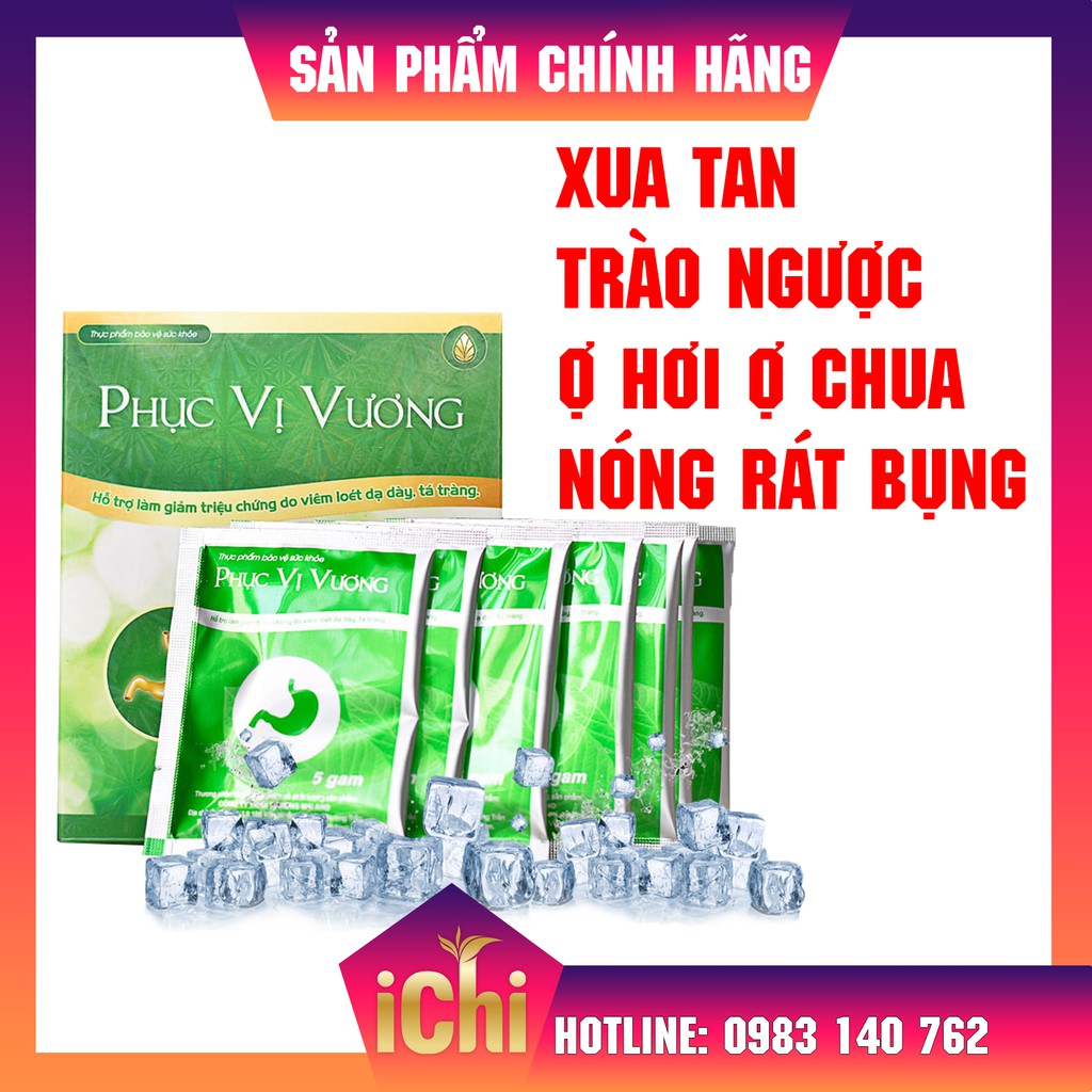 Phục Vị Vương - Xoá Tan Đau Dạ Dày, Trào Ngược, Viêm Loét Dạ Dày, Ợ Hơi, Ợ Chua