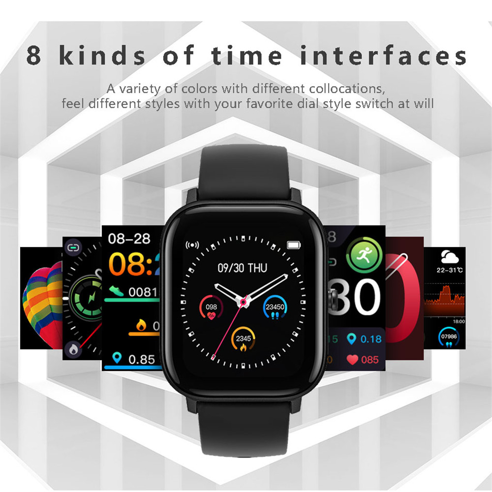 Đồng hồ thông minh Smart Watch Waterproof Full Touch Screen Heart Rate Monitoring Bluetooth Smart Watch