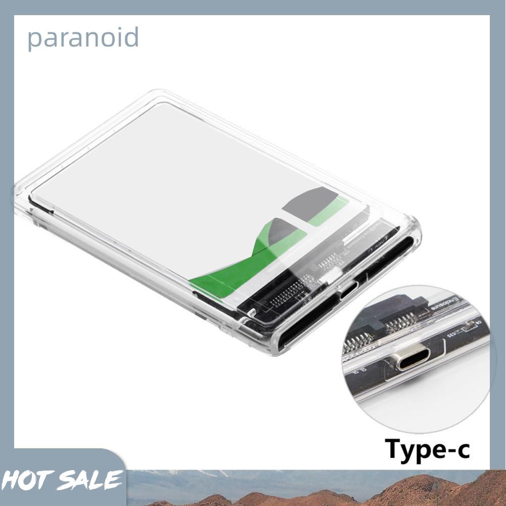 Hộp Đựng Ổ Cứng Ngoài Paranoid 2.5 inch Loại C Sang SATA HDD SSD | BigBuy360 - bigbuy360.vn