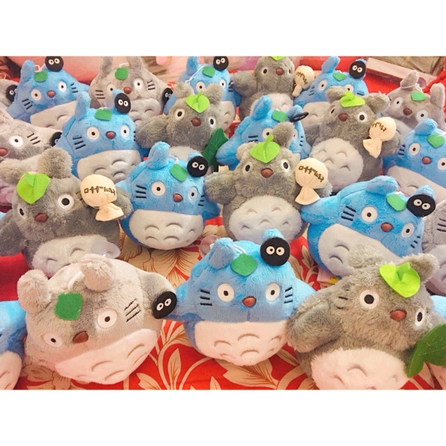 Gấu bông xanh xám