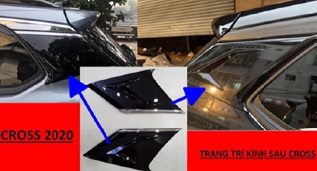 Ốp gương sau toyota corrola cross . Đồ chơi trang trí