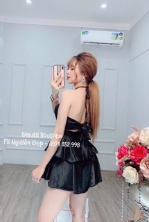 Đầm yếm phi lụa ( nhiều màu khách nha)