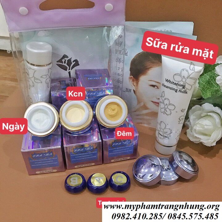 BỘ SPA BN MỜ NÁM, TÀN NHANG, LÀM TRẮNG DA CAO CẤP