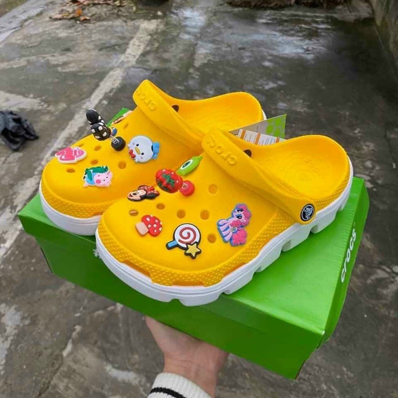 Dép CROSS sục đế răng cưa [tặng 10jb