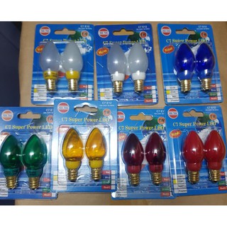 Bóng 1w Led Hòa Thái có nhiều màu, bóng thủy tinh với độ bền cao