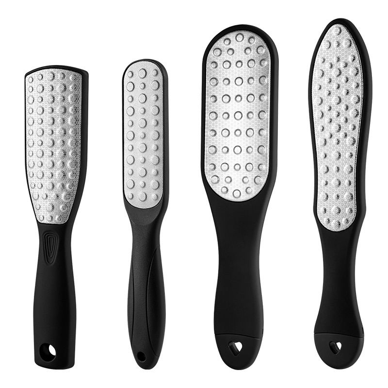 Cây chà gót chân inox 430 FABIYAN Dụng Cụ Chà Gót Chân Tẩy Tế Bào Chết Hai Mặt Bằng Thép Không Gỉ Chất Lượng Cao