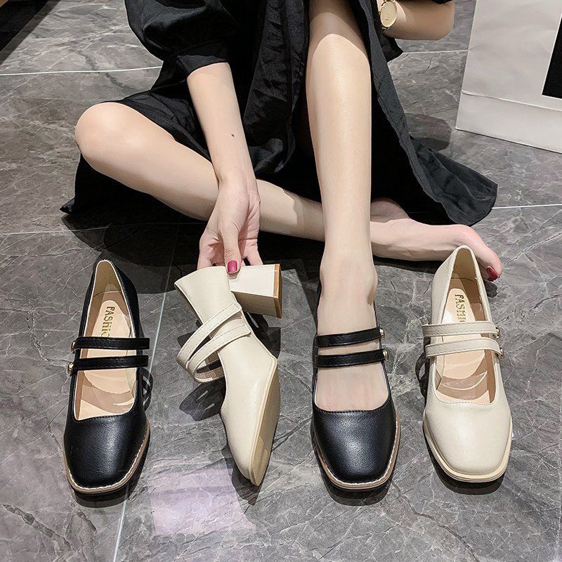 [order] giày lolita đế vuông hàng Quảng Châu kèm hình thật