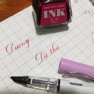Combo 9 lọ mực ink, 2 bút 368, 4 sổ caro