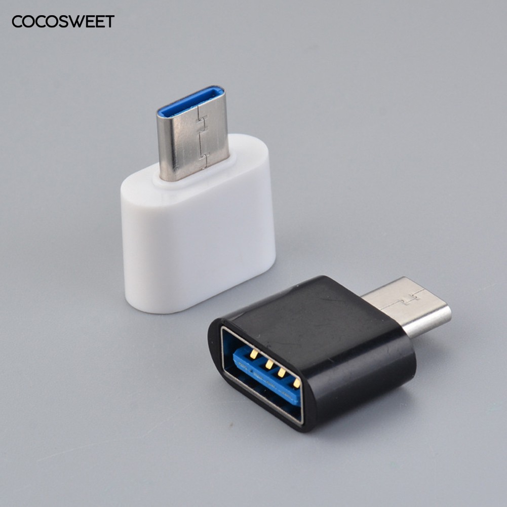 Set 2 Đầu Chuyển Đổi Tốc Độ Cao Type C Sang Usb Otg Chuyên Dụng Cho Chuột Máy Tính