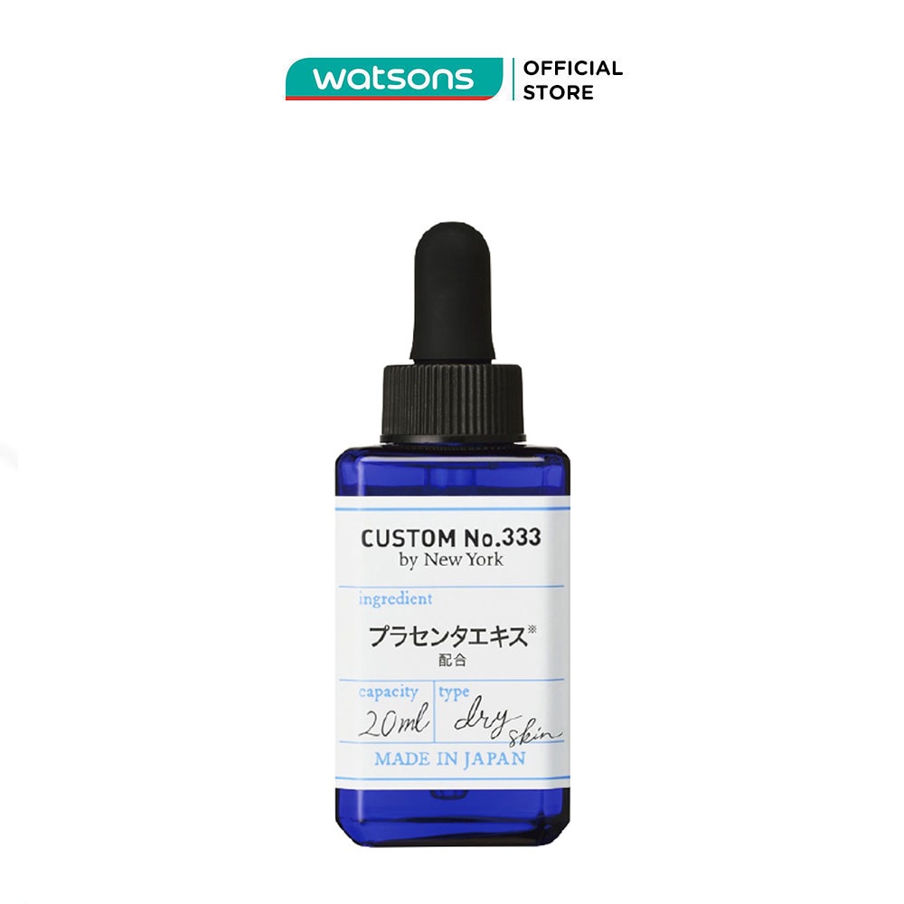 Tinh Chất Custom No.333 By New York Placenta Làm Sáng Và Chống Nhăn Da 20ml
