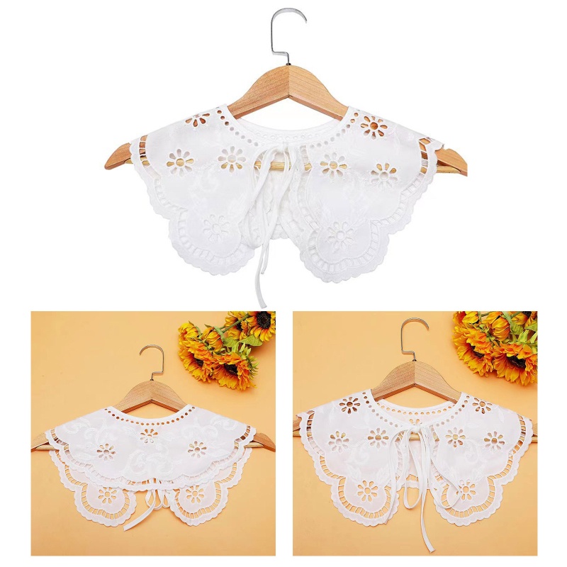 Khăn Choàng Cổ Thắt Nơ Thêu Họa Tiết Hoa Hướng Dương Ngọt Ngào Xinh Xắn Cho Nữ