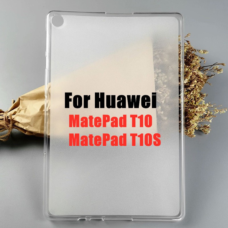 Đối với Huawei MatePad T10 T10S Ốp lưng Mate Pad T 10 AGS3-L09 AGS3-W03 AGR-L09 AGR-W03 Ốp lưng bảo vệ silicon TPU trong suốt