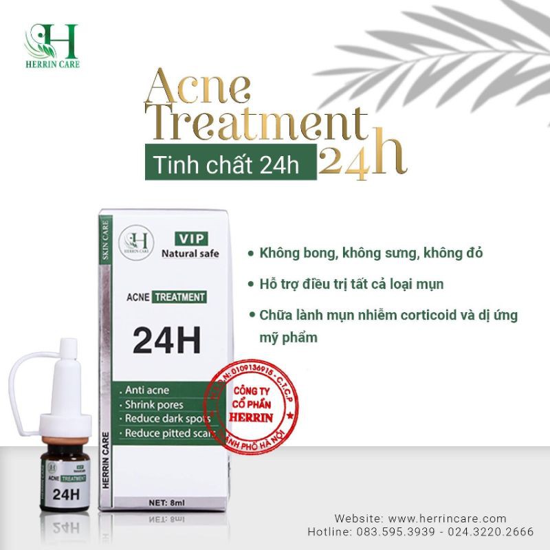 TINH CHẤT 24H Acne Treatment 24h