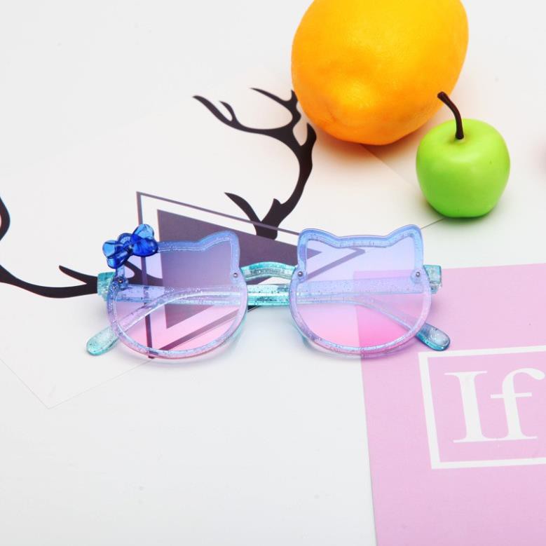 Kính Cho Bé Gái SOLANO Kính Trẻ Em Gọng Hello Kitty Chống Tia UV FGK-001221