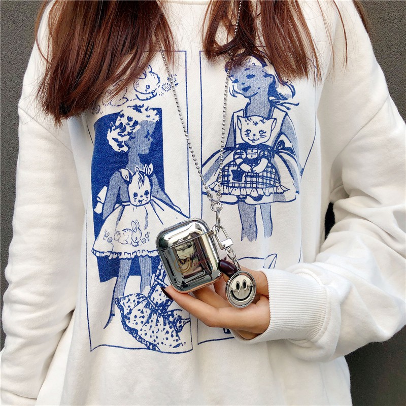 AirPods Pro AirPods 1 AirPods 2 Swivel smileys Electroplated smiley TPU Bluetooth headset case Soft case | BigBuy360 - bigbuy360.vn