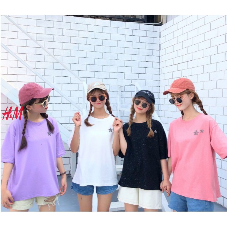 ÁO THUN TAY LỠ FORM RỘNG in Sao ngực nổi (kèm ảnh thật ) | BigBuy360 - bigbuy360.vn