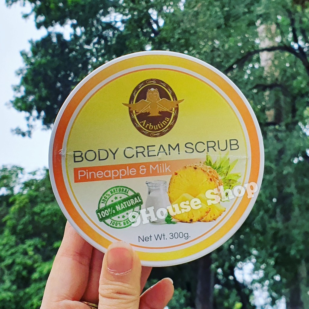 01 Hủ Tẩy Tế Bào Toàn Thân ARBUTINA Body Cream Scrub Thái Lan 300gram