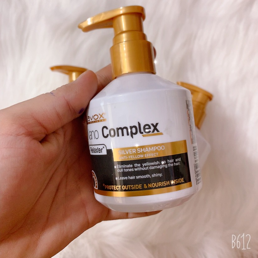 Dầu gội tím khử vàng LAVOX NANO COMPLEX Silver Shampoo 200ml