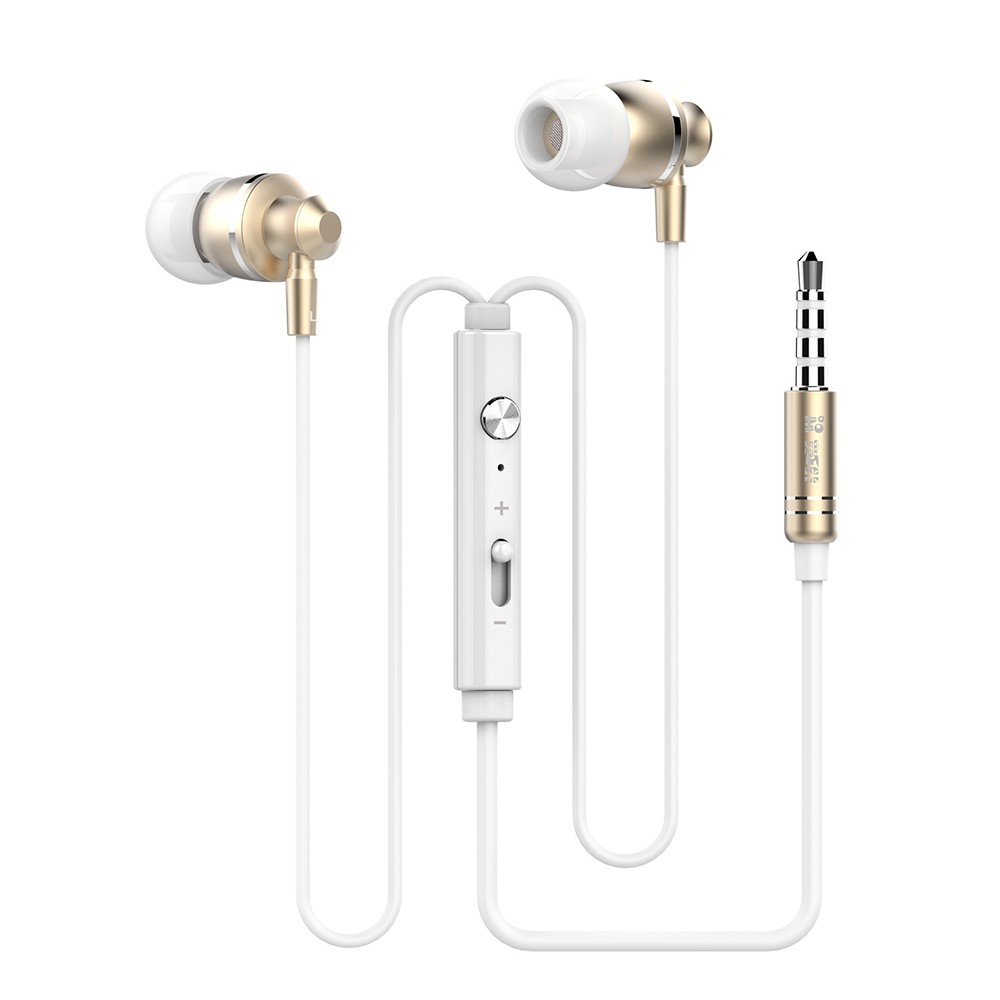 🎧Langsdom M300 Metal Phone Earphone for Mobile Phone 3.5mm in-ear Hifi Earbuds with Mic Headset