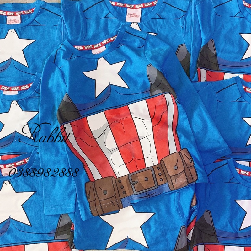 Áo cotton dài tay Marvel