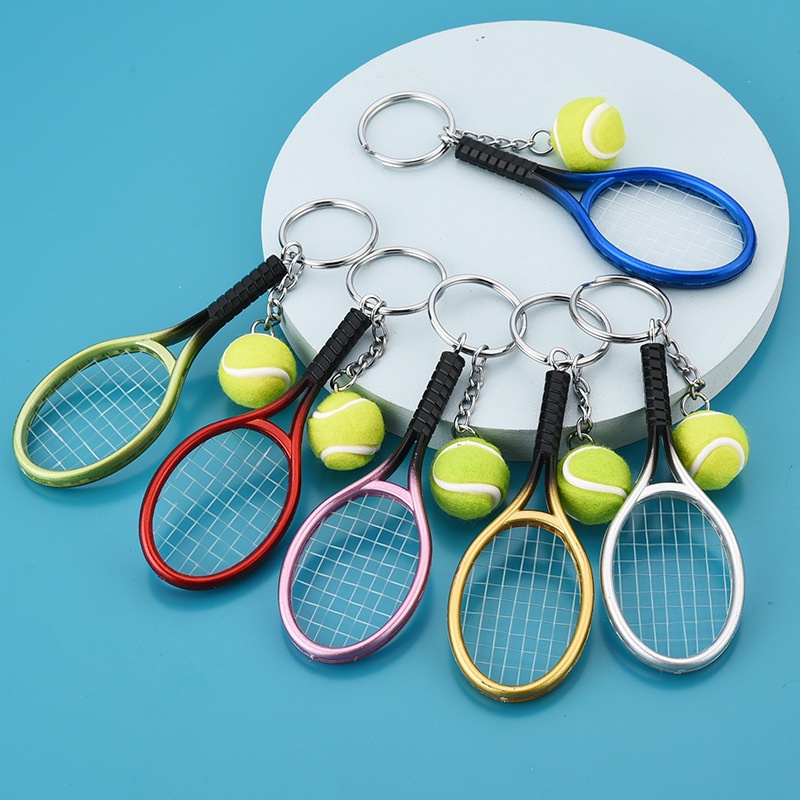 Móc Khóa Hình Bóng Tennis Sáng Tạo
