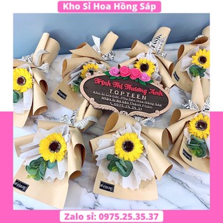 Hoa Sáp 301 Hoa Hướng Dương 1 Bông Hình Quạt