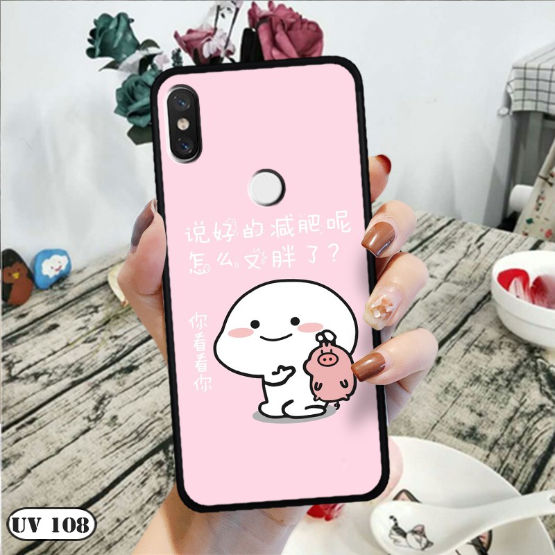 Ốp lưng điện thoại Xiaomi Mi 8/ 8SE - lưng nhám viền dẻo