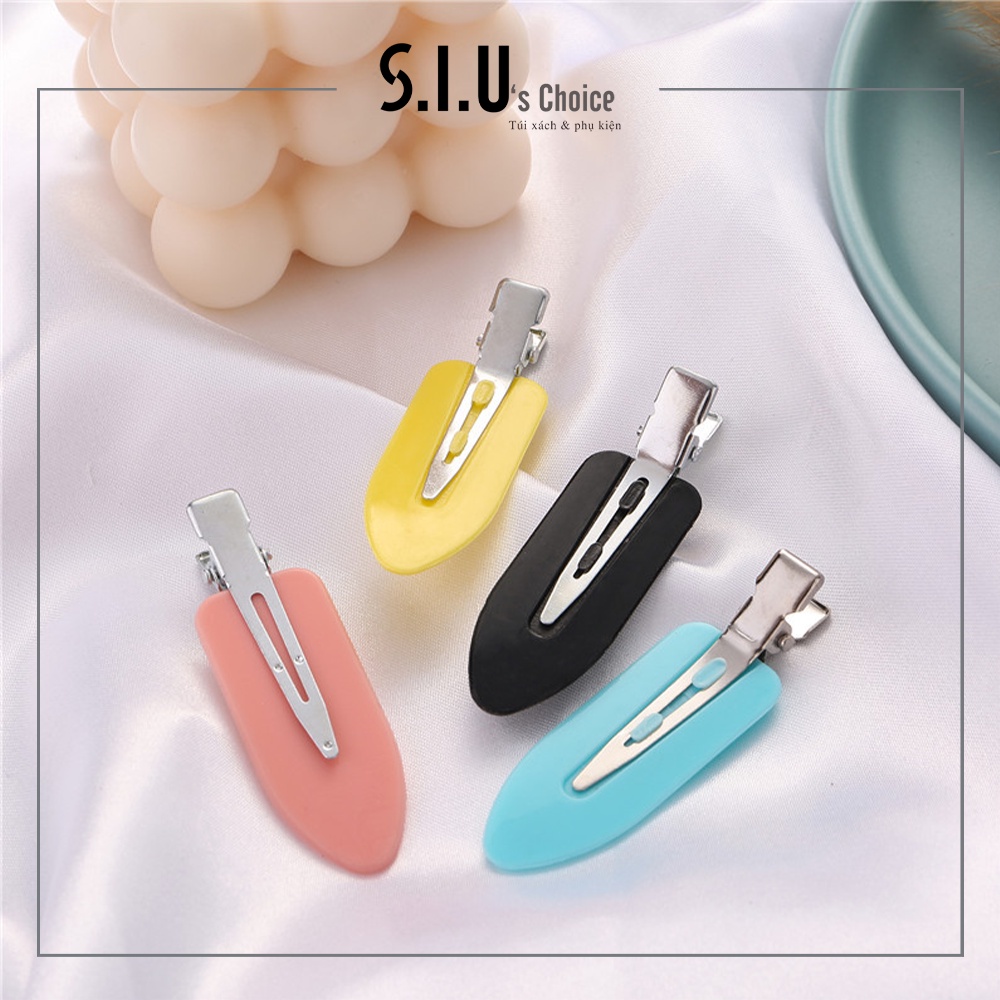 Kẹp tóc mỏ vịt Siu's Choice trơn không đường may phong cách hàn quốc - SIUPK32