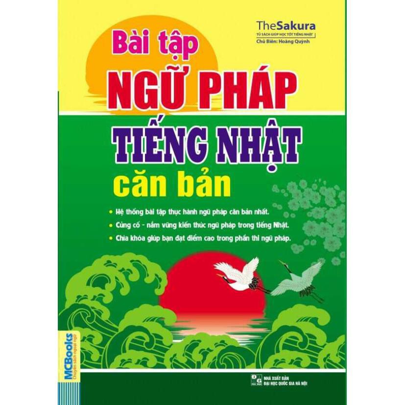 Sách tiếng Nhật- Bài tập ngữ pháp tiếng Nhật căn bản