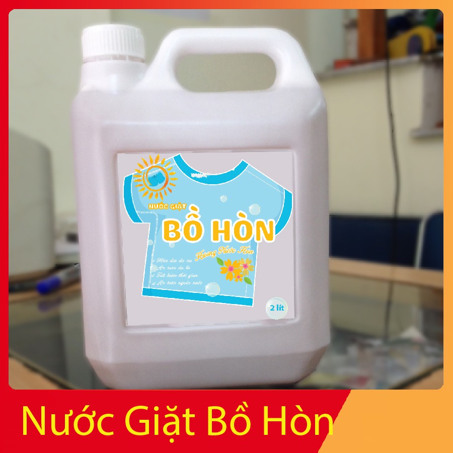 Nước giặt Bồ Hòn chai nhỏ dùng thử