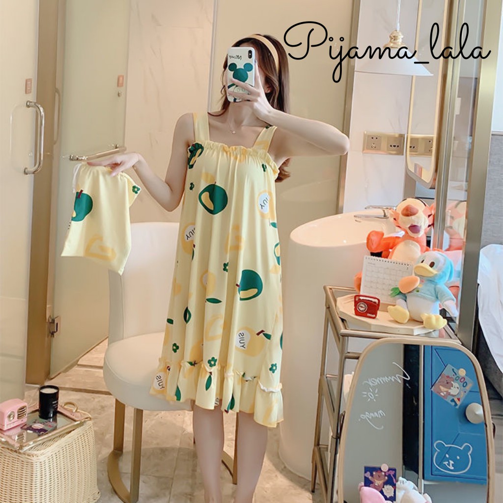 🌹Váy Ngủ Đẹp 🌹 Váy Ngủ Nữ 2 Dây Bản to Họa Tiết Xinh Xắn Chất Mát  Siêu Hót | BigBuy360 - bigbuy360.vn