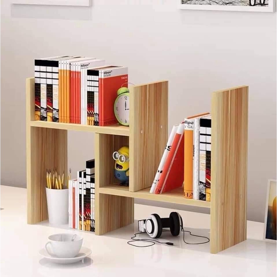 KỆ SÁCH MINI ĐỂ BÀN BẰNG GỖ - ĐẸP - GIÁ RẺ - CHẤT LƯỢNG CAO