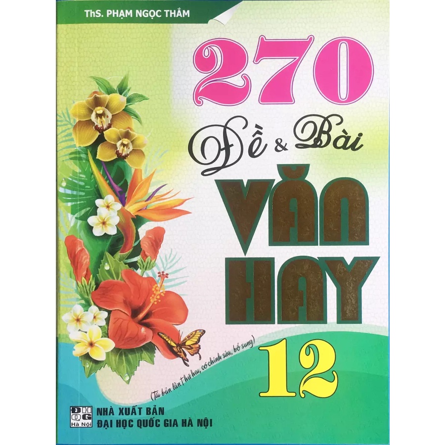 Sách - 270 Đề &amp; Bài Văn Hay 12