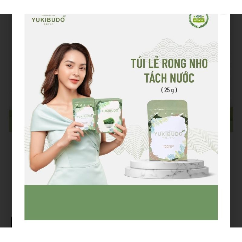 [ Giảm giá sốc duy nhất hôm nay ] Rong nho Yukibudo Chính Hãng Việt Nam ( túi 25g )