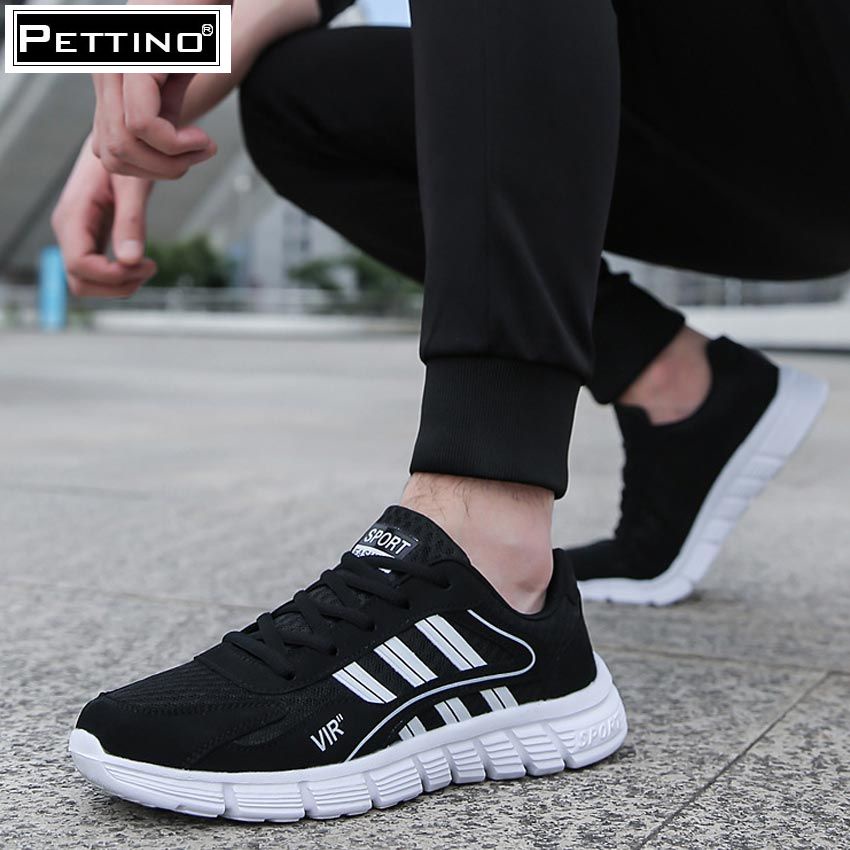 Giày thể thao sneaker (PHOM NHỎ) nam siêu nhẹ thời trang chất liệu vải lưới thoáng khí êm chân PETTINO-PS03