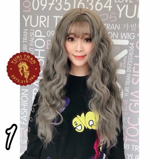 Tóc giả YuriTran- Bộ xù xám nâu